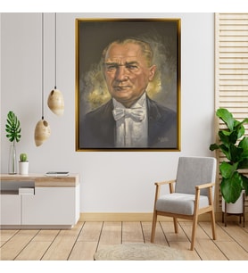 ÇERÇEVELİ ATATÜRK TABLO S155