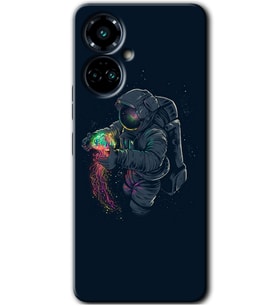 Tecno Camon 19 Pro Kılıf HD Desen Baskılı Kılıf - Astronot Kıyafeti