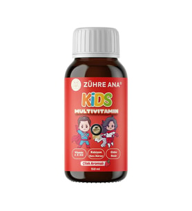Zühre Ana Kids Multivitamin Çilekli Şurup