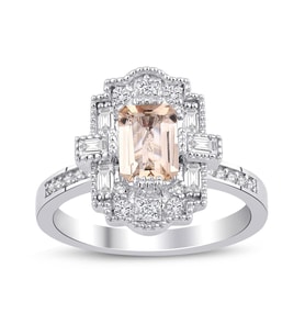 Pırlanta Tasarım Morganite Yüzük