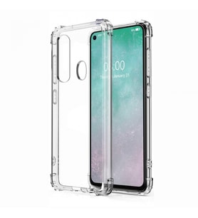 Blogy Galaxy A60 ile Uyumlu Crystal Fit Kılıf Crystal Clear