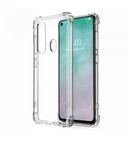 Blogy Galaxy A60 ile Uyumlu Crystal Fit Kılıf Crystal Clear