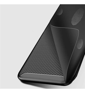 Xiaomi Mi Mix 3 Kılıf Karbon Silikon Case (Siyah)