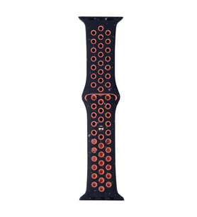 Vendas Apple Watch 7 45mm Uyumlu Yeni Seri 2023 Strap Kayış Silikon Kordon (Lacivert)
