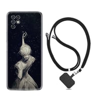 INFINIX Note 11 Pro Note 10 Hot 9 Play Kılıf Boyun Askılı Silikon Star Woman 1332