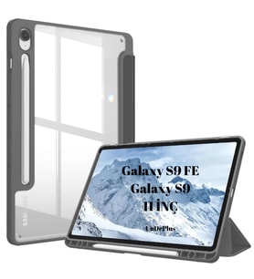 Samsung Galaxy Tab S10 Lite S10 FE S9 FE S9 11inç Kılıf Grafiti Şeffaf Kalem Böl