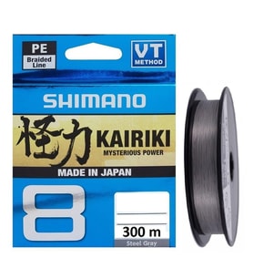 Shimano Kairiki 8 300m Steel Gray 0.28mm