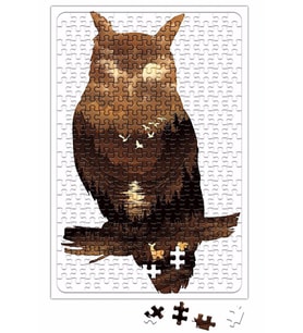 Owl Sunset Baykuş Puzzle 240 Parça Yapboz