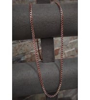 Gümüş 2,80 mm gurmet rose boyun zinciri kolye tu14r7