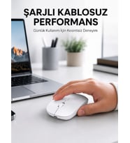 5000 DPI Bluetooth Kablosuz Mouse Hafif Ergonomik Sessiz Wireless Fare