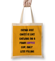 CAT Funny Coffee Drinks Art lover Gift Quote - Vintage Retro Rainbow Style Bez Çanta Uzun Saplı