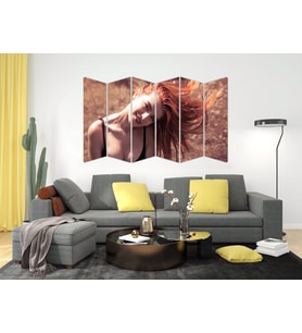 KADIN SAÇ MODELİ KUAFÖR MDF TABLO-1040 MODEL-B