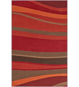 Eliana Home Baskılı, Yıkanabilir Kaymaz Taban Salon Halısı LNA1435 100x150 cm (Kırmızı)