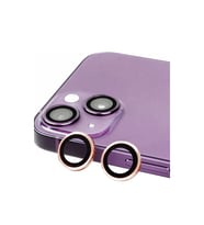 Apple İphone 15 Plus Raze Metal Kamera Lens - Pembe