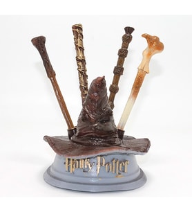 Haarry Poootter Seçmen Şapka ve 4'lü Asa Kalem Seti Biblo
