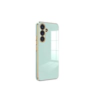 Samsung Galaxy S24 Fe Kılıf Volet Silikon - Açık Yeşil