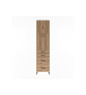 Hyperion Dolap 4 Raflı 4 Çekmeceli 2 Kapaklı 60x44x243 Aytaşı-Çam