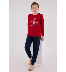 U.S. Polo Assn US2214-4 Erkek Çocuk Pijama Takımı						ı