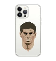 Iphone 12 Pro Uyumlu Steven Gerrard Tasarımlı Şeffaf Telefon Kılıfı