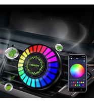 Sese Duyarlı ve Ritim Animasyonlu Araç İçi 170 Renk Modlu Bluetooth Özellikli ve Kokulu Ekolayzer Sevgililer Günü Hediyesi
