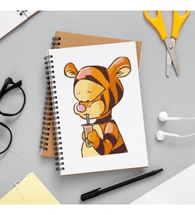 Winnie The Pooh Tiger Tasarımlı Defter