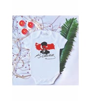 Unisex Bebek Baskılı Atatürk %100 Pamuklu Çıtçıtlı Body Zıbın