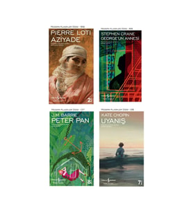 Aziyade + George’un Annesi + Peter Pan + Uyanış- 4 Kitap Set - Iş Bankası Özel Set Aziyade Kitabı