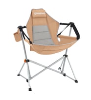 KingCamp Orchid Salıncaklı Katlanır Kamp Sandalyesi Khaki/Grey (Bej)