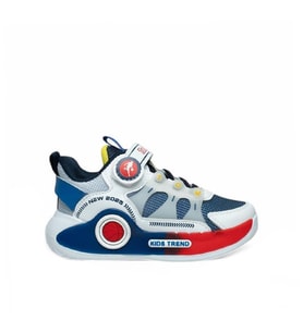 Trend Adımlar Mavi Erkek Çocuk Ultra Hafif Yarım Boğaz Sneaker