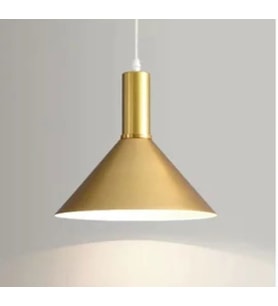 Dylight Retro Metal Gold Dekoratif Rustik Kafe Mutfak Sarkıt Avize çap 30 cm
