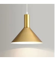 Dylight Retro Metal Gold Dekoratif Rustik Kafe Mutfak Sarkıt Avize çap 30 cm