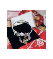 Arı Charmlı Pandora Model Çelik Bileklik