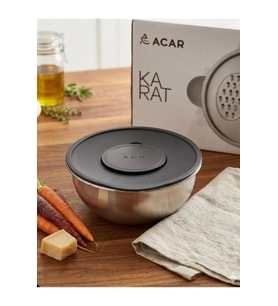 Acar Karat 4 Parça Saklama ve Karıştırma Mikser Kabı Siyah DLK-09615