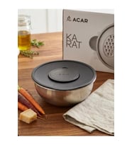 Acar Karat 4 Parça Saklama ve Karıştırma Mikser Kabı Siyah DLK-09615