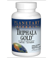 Planetary Herbals Triphala Gold GI Tract Wellness 1000mg 120 Tablet.Usa Menşei.OZELSPORCUGIDALARIN'DAN 3838 (Renksiz)