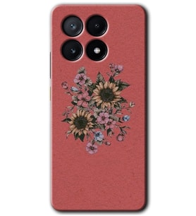 Poco x6 Pro Kılıf HD Desen Baskılı Kılıf - Retro Çiçek