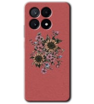 Poco x6 Pro Kılıf HD Desen Baskılı Kılıf - Retro Çiçek