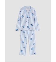 LCW Young Lila Stitch Desenli Kadın Pijama Takım