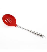 ÜN-EV 055 METAL SAPLI KIRMIZI SİLİKON KEVGİR