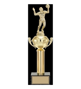 ODAK KUPA - Figürlü Kupalar - Voleybol Erkek Figürlü Kupalar FG-048 B - 42 cm
