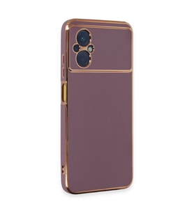 Xiaomi Poco M5 Kılıf Volet Silikon - Mor