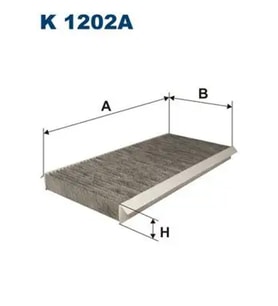 FILTRON K1202A Polen Filtresi (Karbonlu) A1698300218