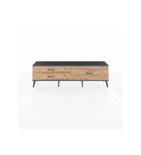 Arges TV Ünitesi 3 Çekmeceli  176x30x51 Çam-Antrasit/Çam