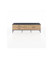 Arges TV Ünitesi 3 Çekmeceli  176x30x51 Çam-Antrasit/Çam