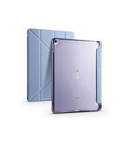Apple iPad Pro 10.5 (7.Nesil) Uyumlu Kılıf Zore Tri Folding Kalem Bölmeli Standlı Kılıf (Mavi)