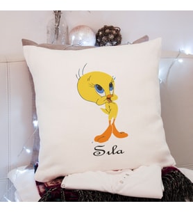 Twetty Tasarımlı Yastık Kişiye Özel