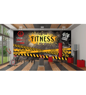 Spor Salonu Fitness GYM Duvar Kağıdı