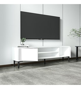 TV Sehpası Sergi Beyaz 140 cm