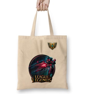 Caitlyn LoL League Of Legends Bez Çanta Uzun Saplı