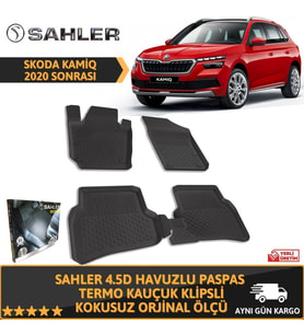 Skoda Kamiq Havuzlu Paspas 4,5D Sahler 2020
